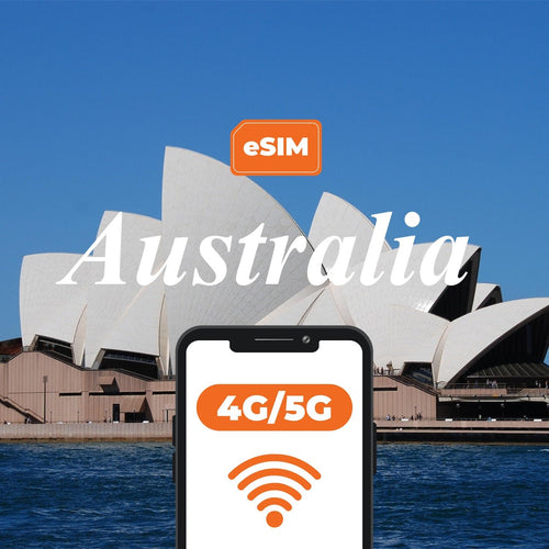 Data roaming tanpa batas untuk eSIM di Australia dengan aktivasi cepat