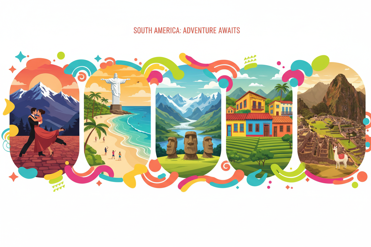 eSIM South American 5 countries
