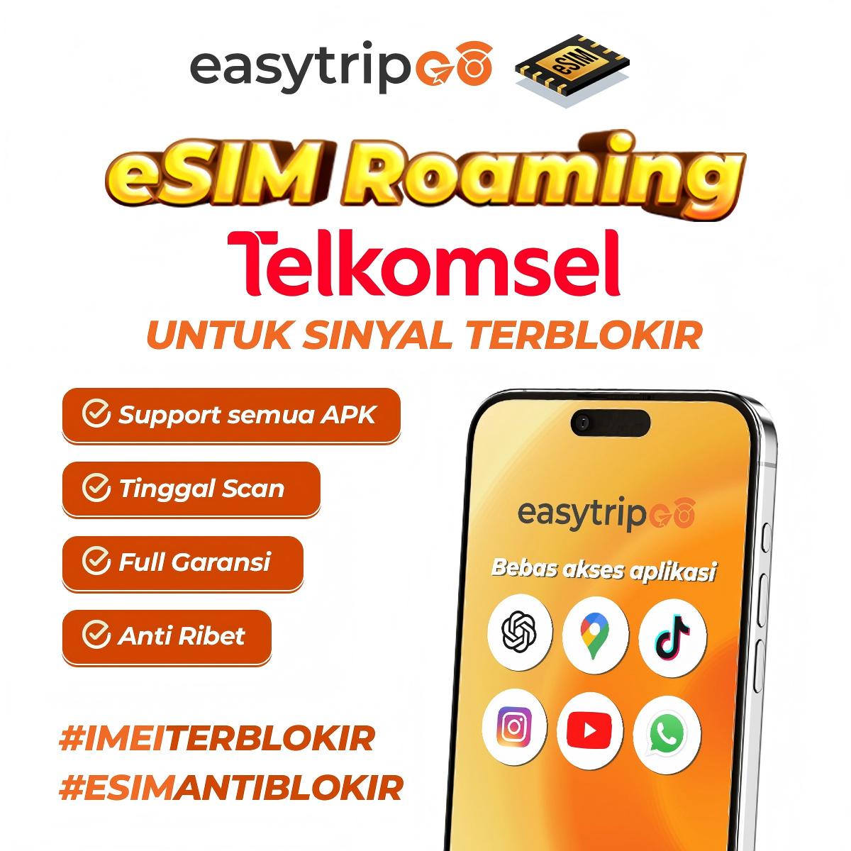 eSIM Indonesia - Easytripgo