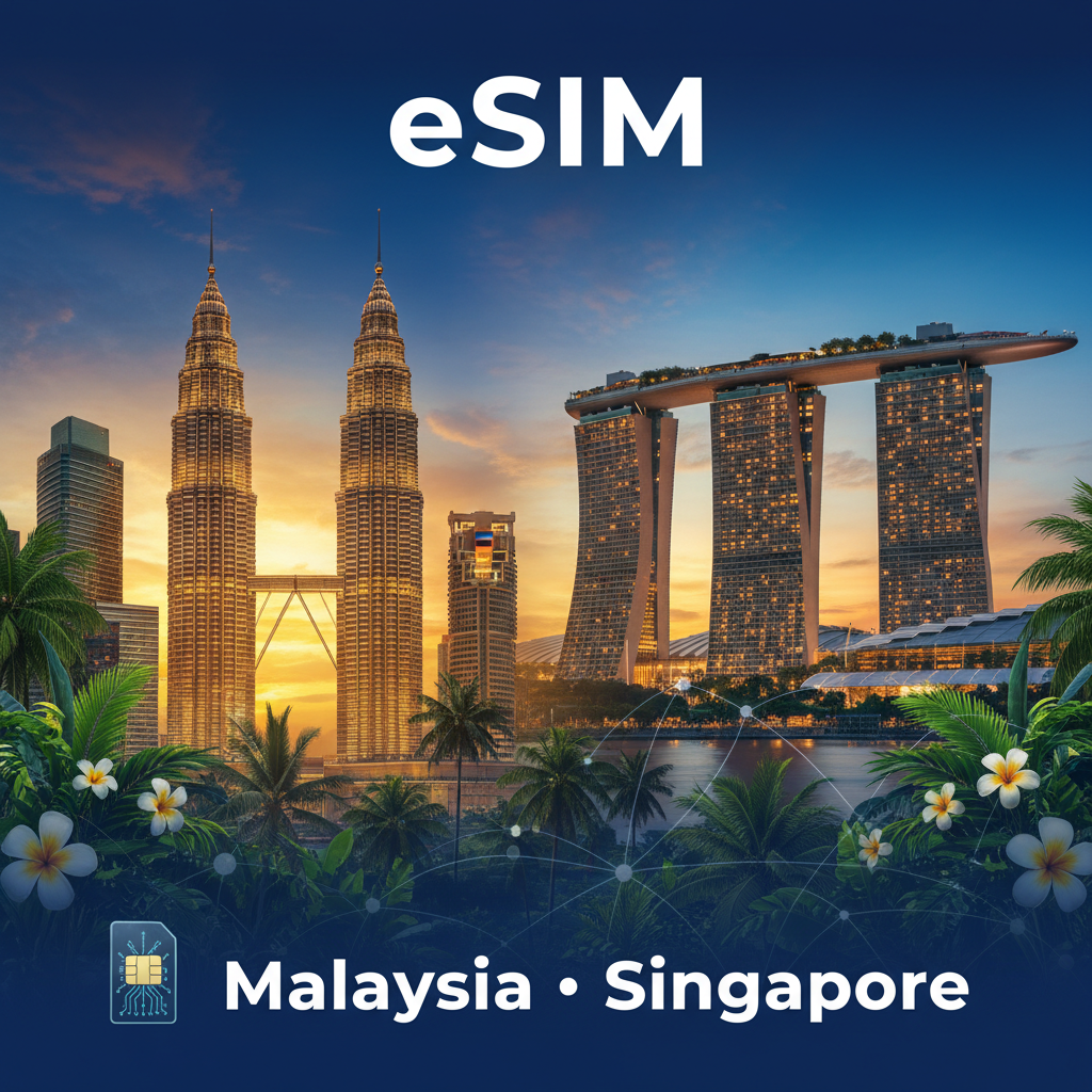 Singapura, Malaysia | Kode QR eSIM