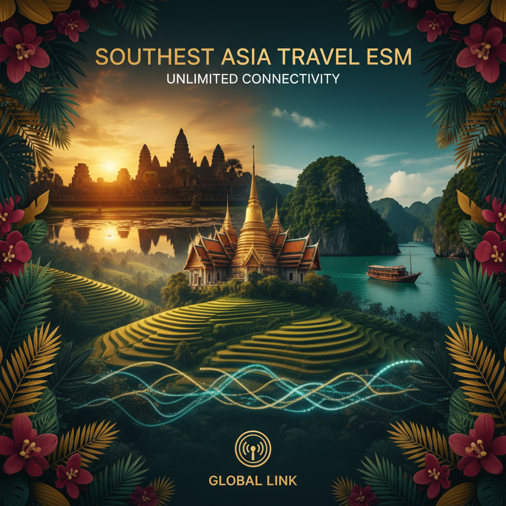 eSIM Singapura, Malaysia, Thailand, Indonesia, dan Vietnam - kode QR aktivasi data internet untuk traveler