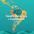 eSIM South America+Caribbean 23 countries - Easytripgo