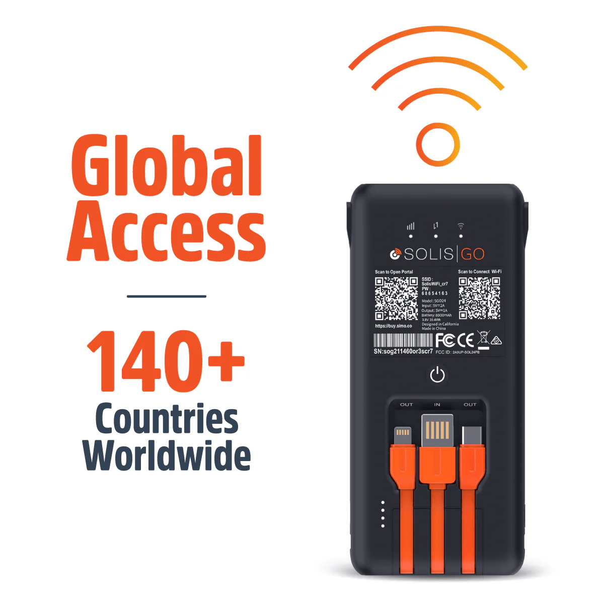 Solis Go Hotspot & Power Bank - Easytripgo